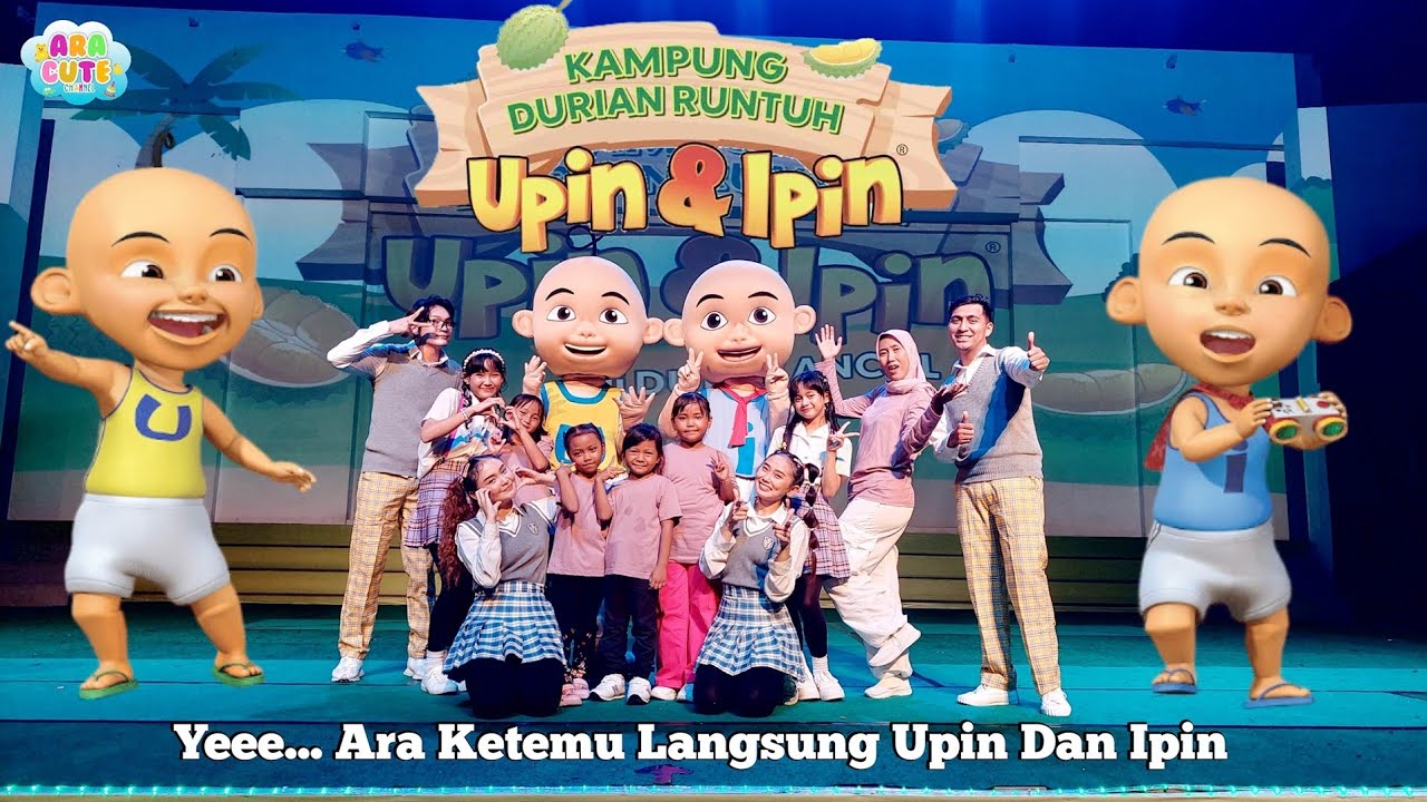 Senengnya Ara Ketemu Langsung Upin & Ipin Di Dufan