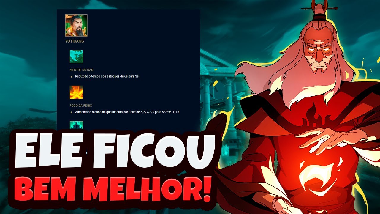 Yu Huang buffadão! Agora ele tá realmente BOM! YU HUANG MID Ranked Conquista