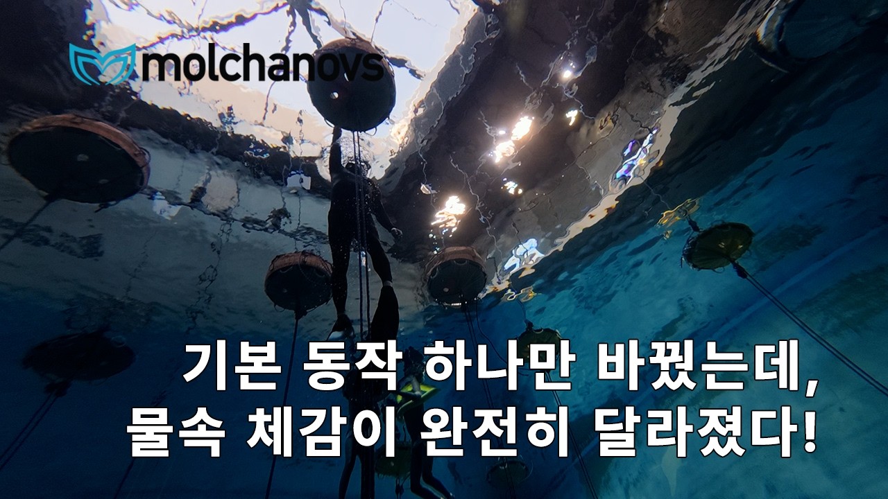 물속에서 더 오래, 더 편하게 있고 싶다면 지금 이 기본기부터 점검하세요. [디프 프리다이빙]