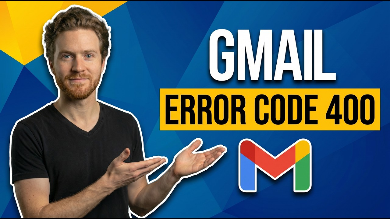 Fix Gmail Error Code 400 (Easy Step-By-Step Guide)