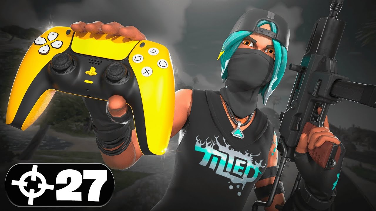 Solo Unreal Ranked Reload (Fortnite Zero Builds High Elimination Gameplay) PS5 Controller + Settings