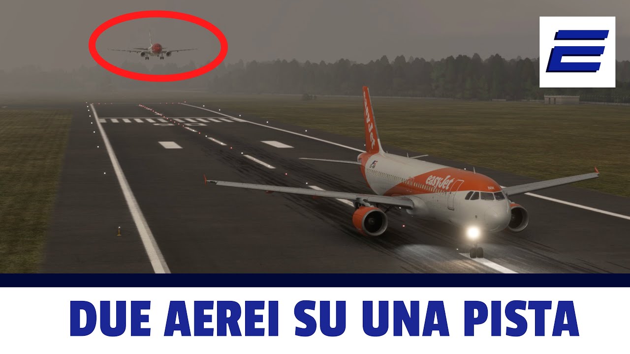 🛬  DUE AEREI SU UNA PISTA - ✈️ Voli EasyJet 14 e Norwegian 1601