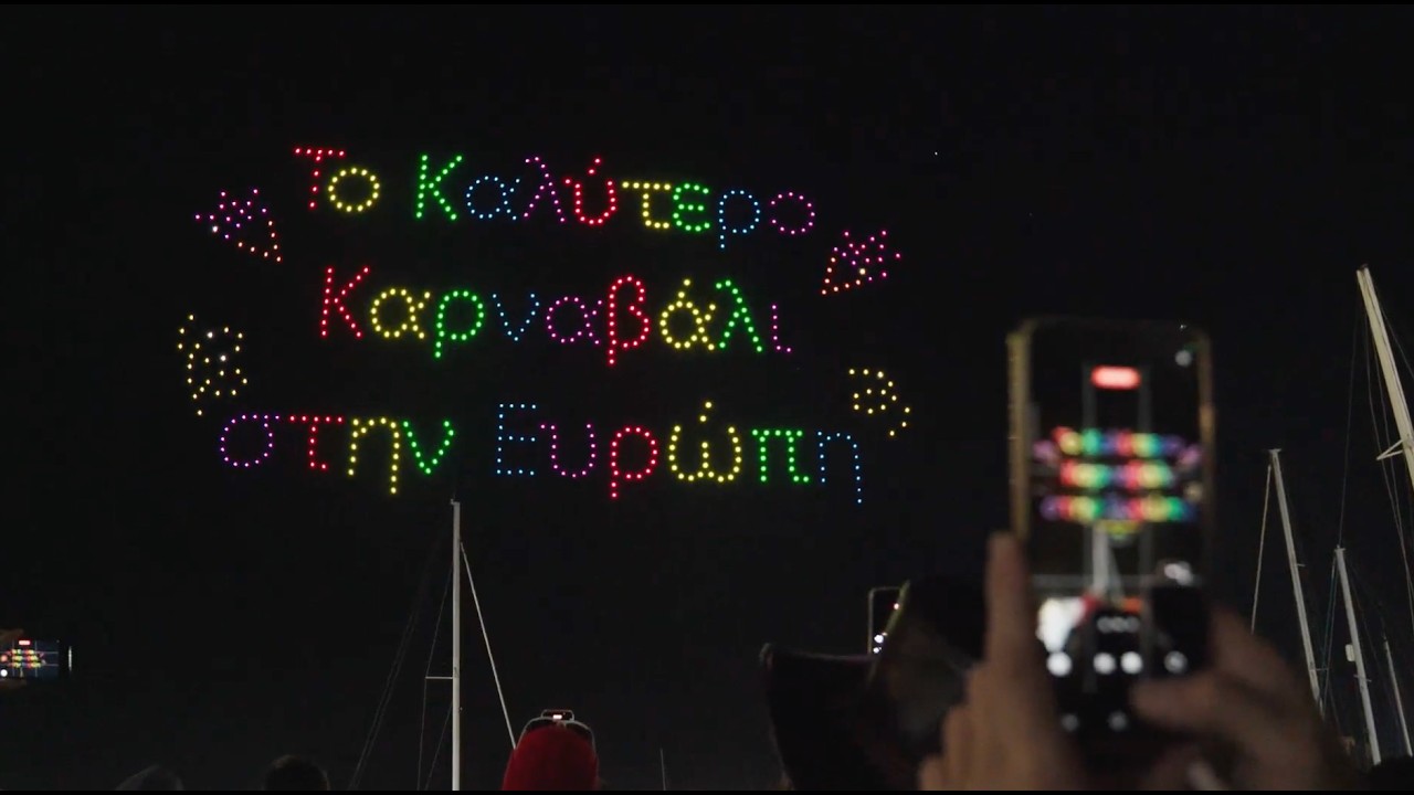 The Drone Show That Lit Up Limassol Carnival 2026 | Limassol Municipality, BEONIX & Bar Du Soleil