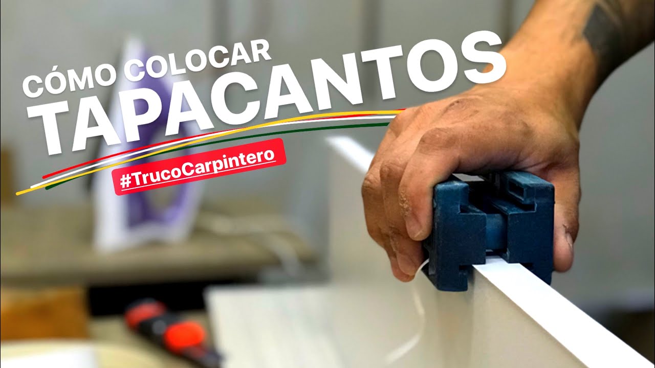 #TrucoCarpintero CÓMO PONER TAPACANTOS, PROYECTO MUEBLE