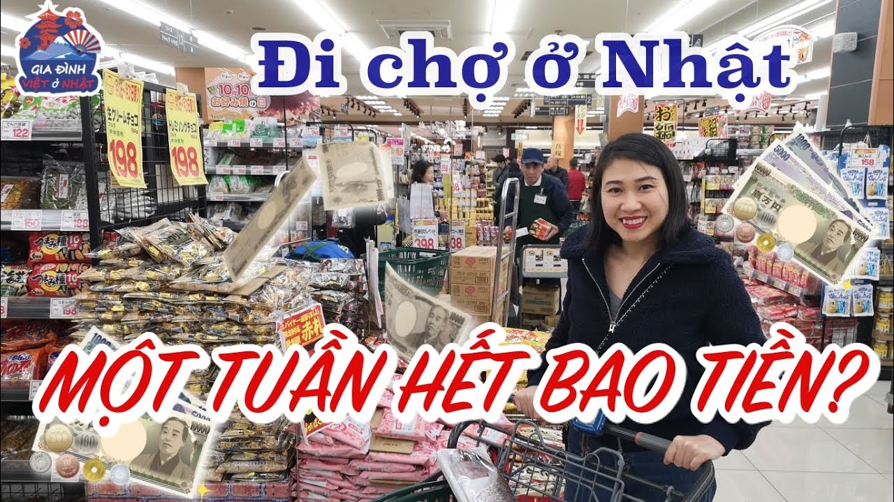 Đi chợ ở Nhật một tuần hết bao tiền? Tiền ăn ở Nhật rẻ hơn Việt Nam | JAPAN LIFE #4 | Nhà Sakura