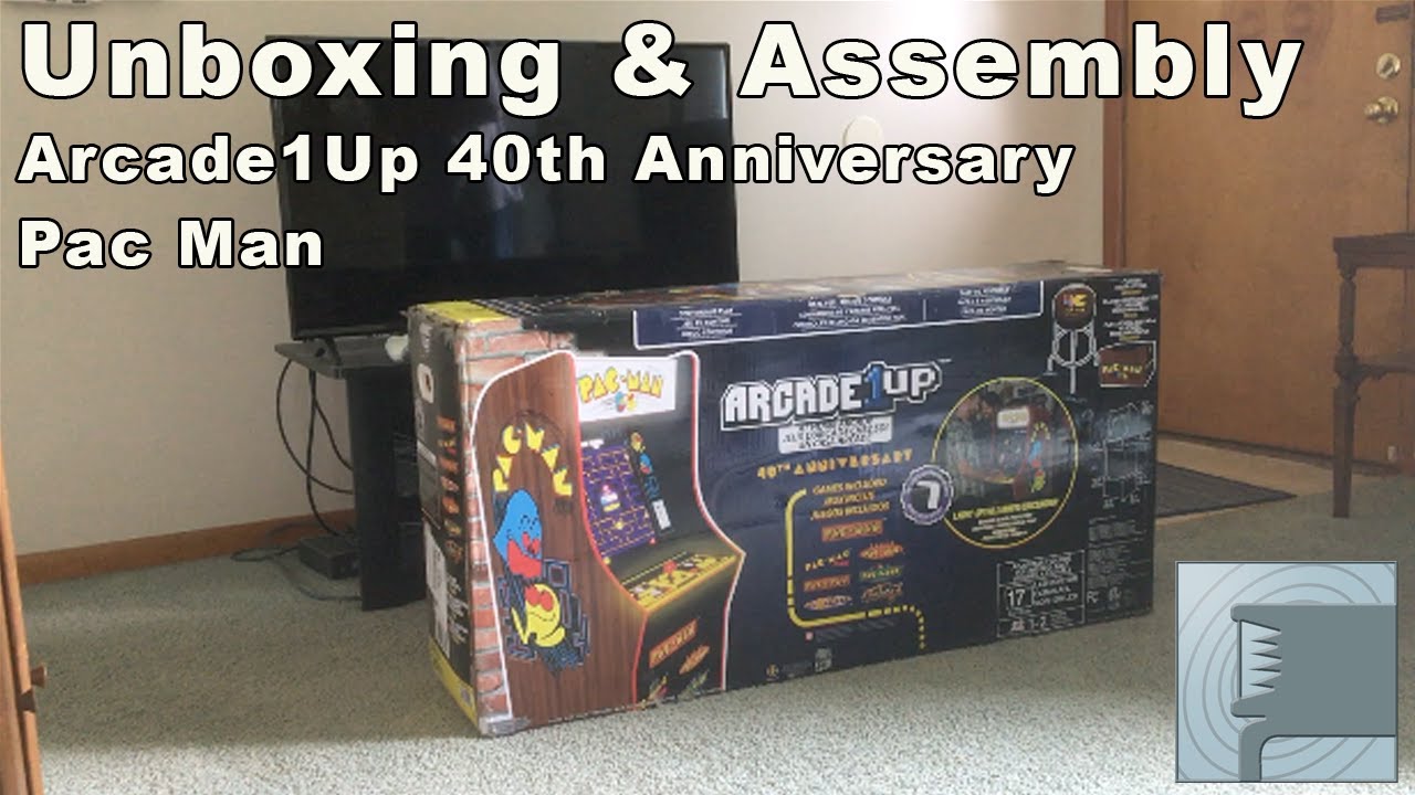 Unboxing and Assembly of 40th Anniversary Pac Man Arcade1Up
