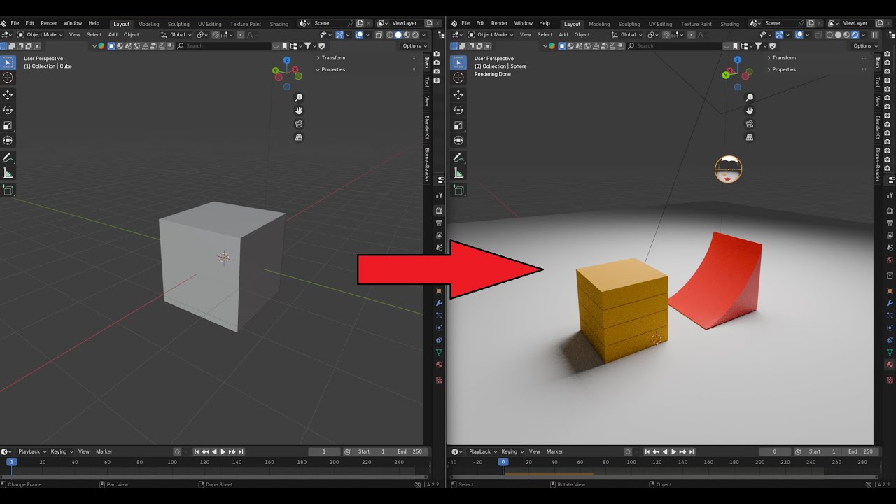 Blender Rigid Body Simulation Explained . From Zero to Destruction #animation #blender #tutorial