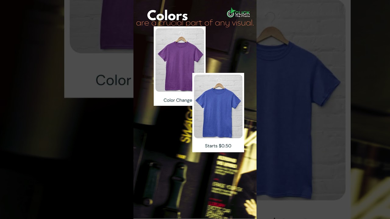 Color Change | eCommerce Image Editing | Click The Photo 