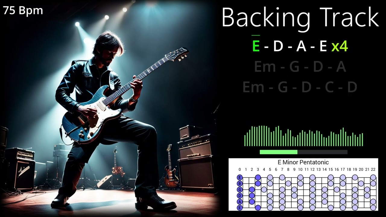 Bittersweet Ballad Guitar Backing Track in E