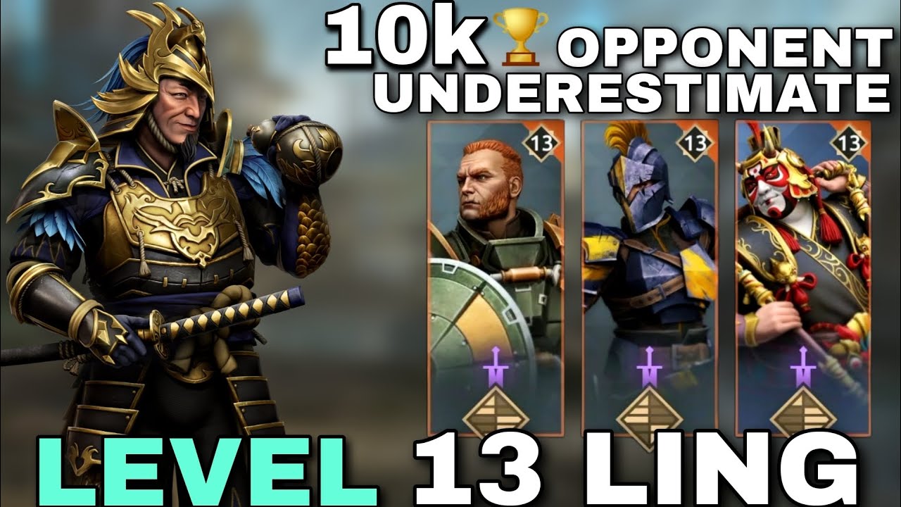 LING Level 13 with Epic Weapon |shadow fight arena max level 13 ling| shadow fight 4 arena max level