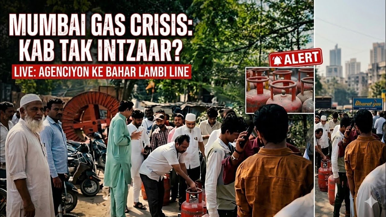 Mumbai  gas crisis ​LPG Gas Shortage 2026#GasShortage #Mumbai #RealityCheck#MumbaiNews #india #viral