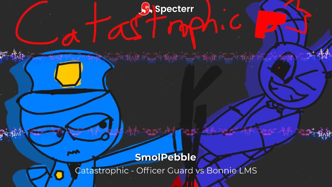 #fivefrightsatfazsaken OST - Catastrophic - Officer Guard skin vs Bonnie LMS