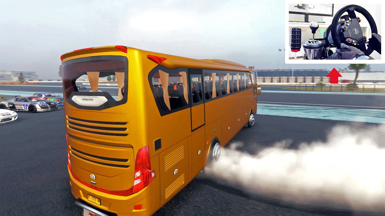 Drifting a Bus in Car X Drift Racing! - (w/Steering Wheel Setup) Steam Workshop PC Mod