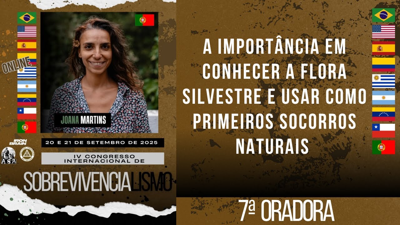A importância em conhecer a flora silvestre e usar como primeiros socorros - 7ª Palestra