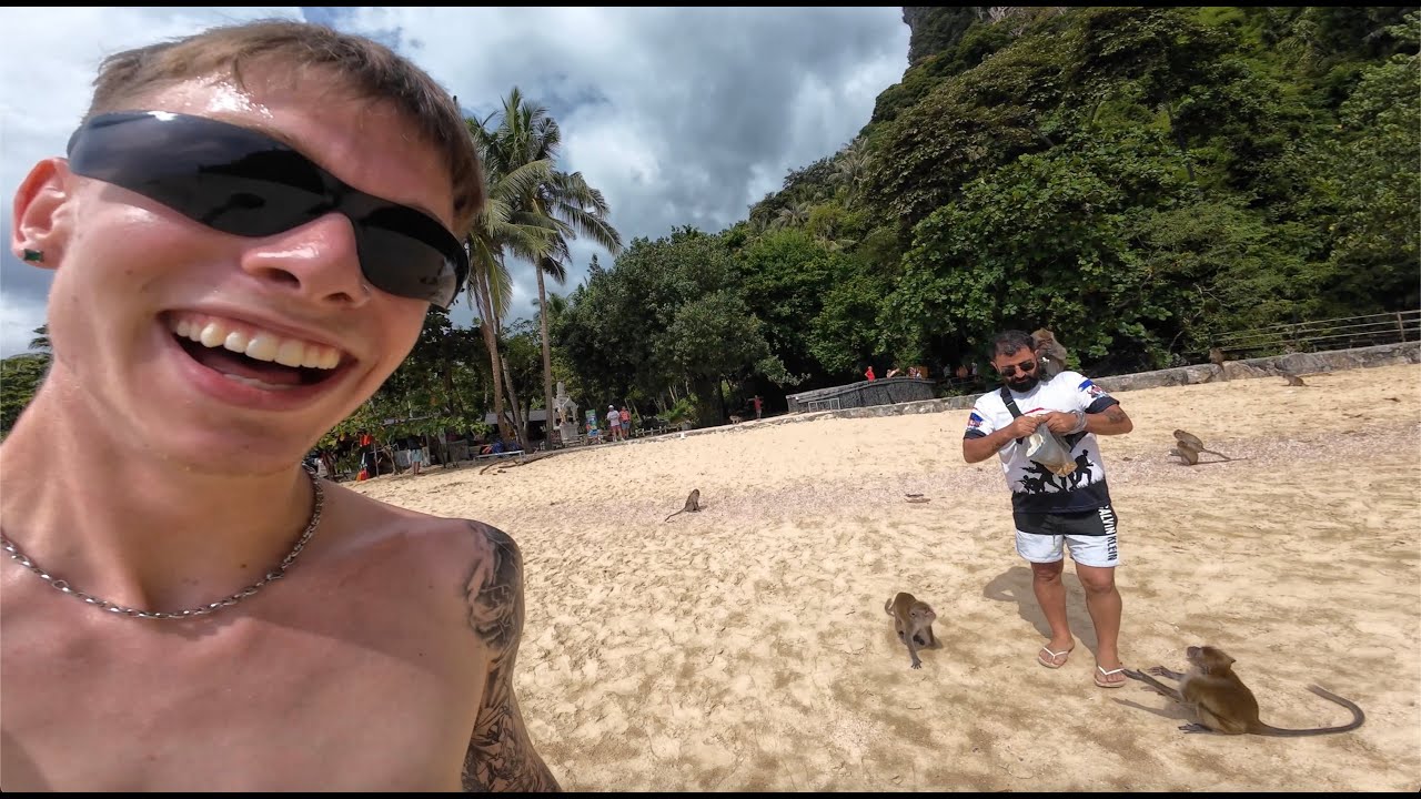 I Hiked Krabi’s MONKEY TRAIL… While Food Poisoned — It Was Insane!