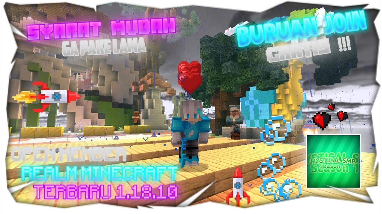 OPEN MEMBER REALM MINECRAFT TERBARU MYSTICAL SMP 1.18.10 | REALM MINECRAFT
