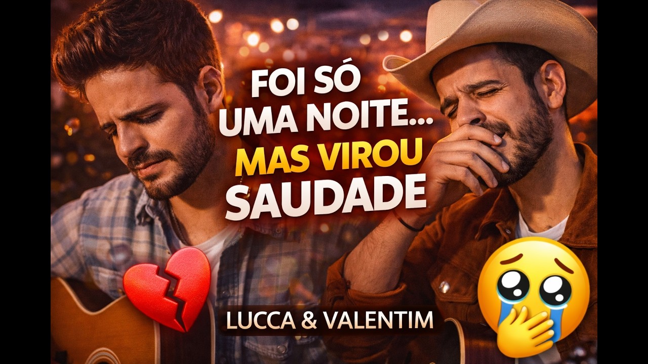 ERRO DE UMA NOITE… Mas Virou Saudade | Lucca & Valentim - Sertanejo Sofrência