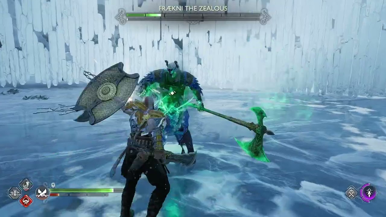 KRATOS VS FRAEKNI THE ZEALOUS ❤️‍🔥 | RAGNARÖK |