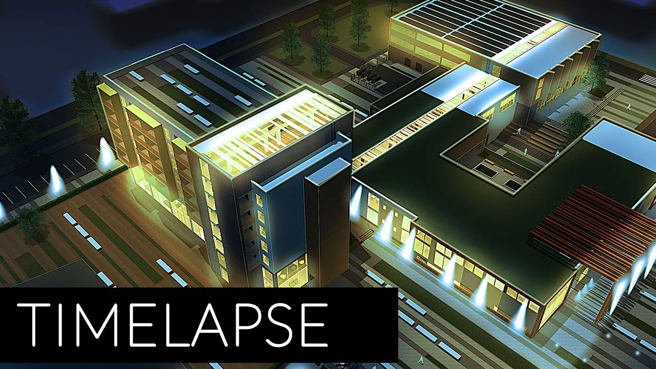 Architectural Visualization Render | Photoshop Post Production | Time lapse short