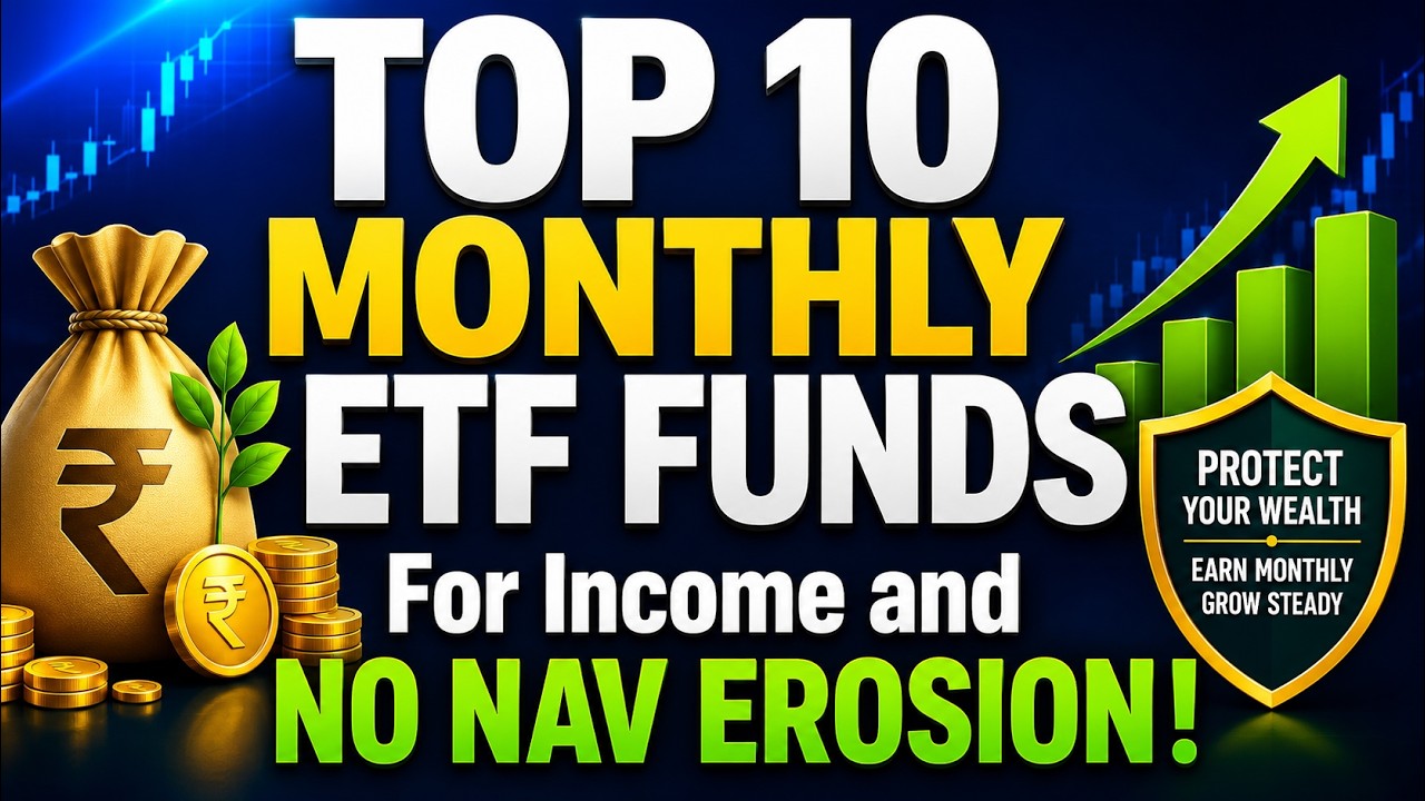 Top 10 Monthly Income ETFs With NO NAV Erosion! based on Total Returns (growth & Income )