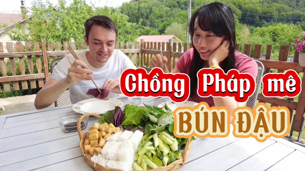 #2 Chồng Pháp thích ăn bún đậu nhất - Tự làm đậu hũ tại nhà ở Pháp | Hoa Alex Cuộc sống Pháp