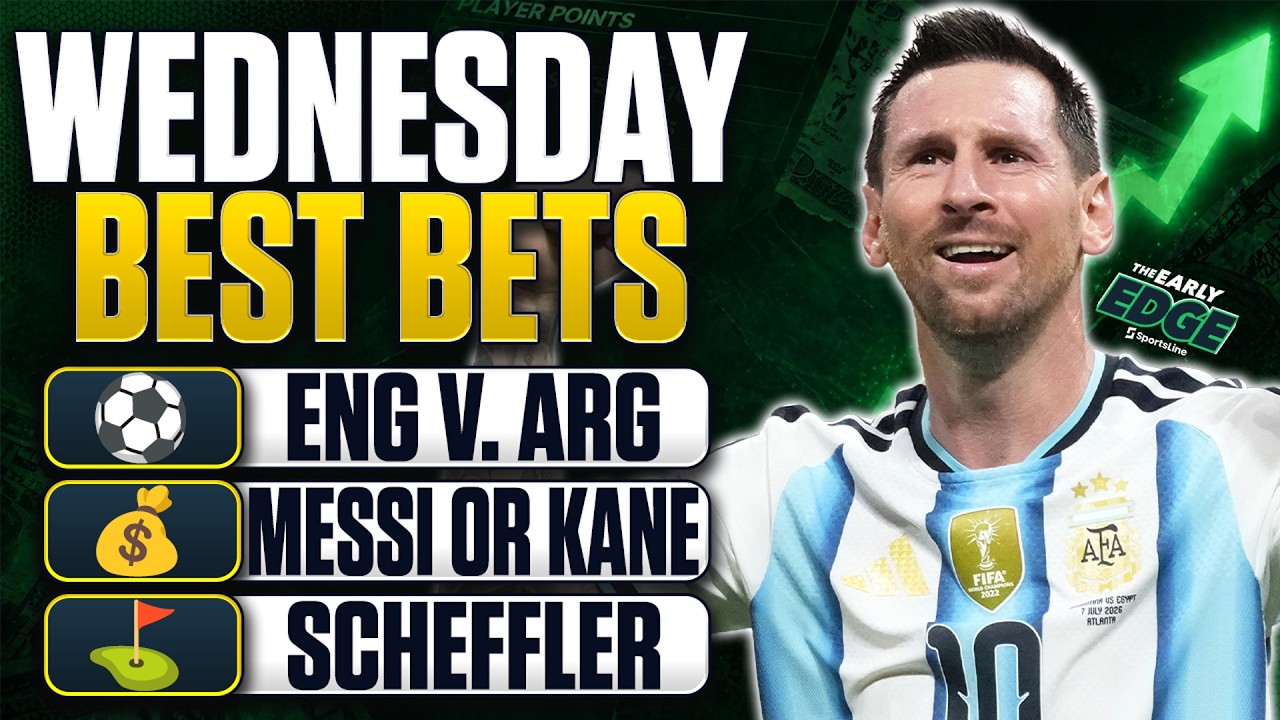 England vs Argentina Picks + The Open | Early Edge
