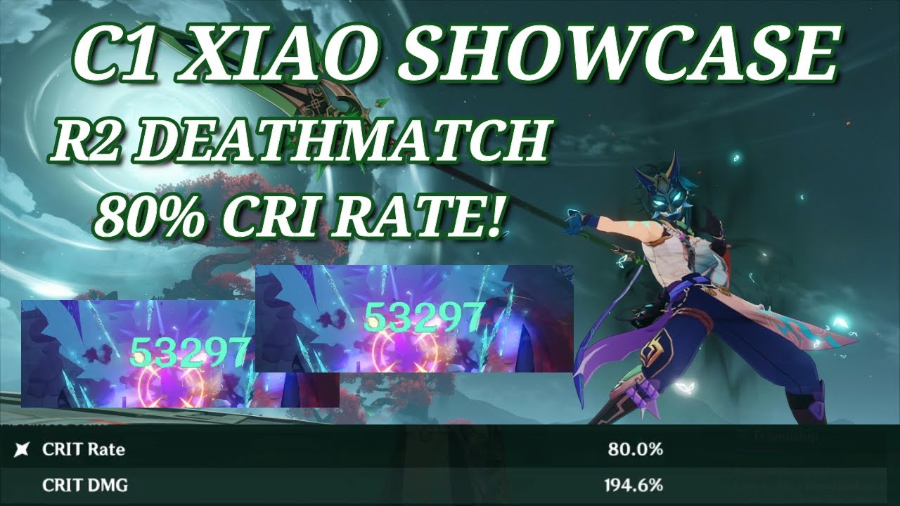 C1 XIAO SHOWCASE - THE DEMOLISHER | 80% CRI RATE WITH R2 DEATHMATCH!  | GENSHIN IMPACT