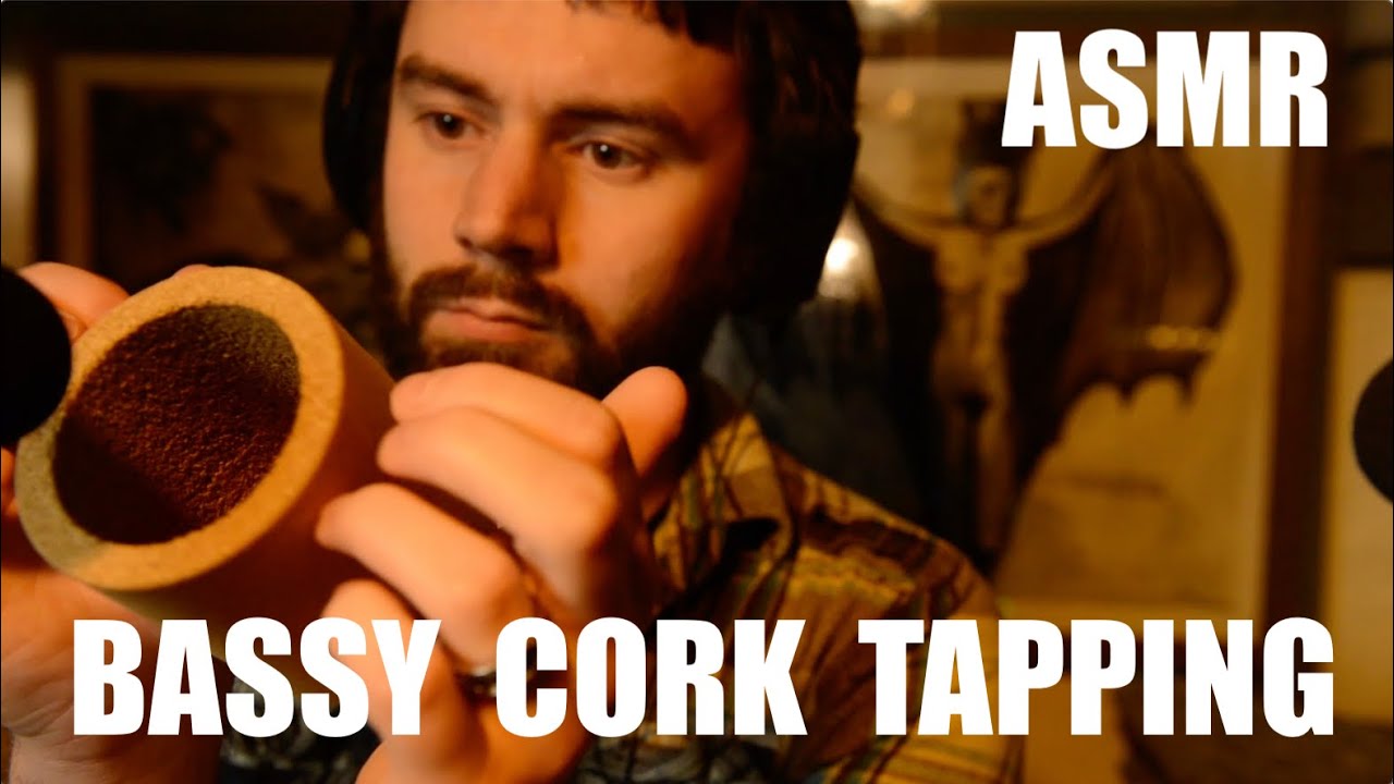 ASMR Bassy Tapping on Cork