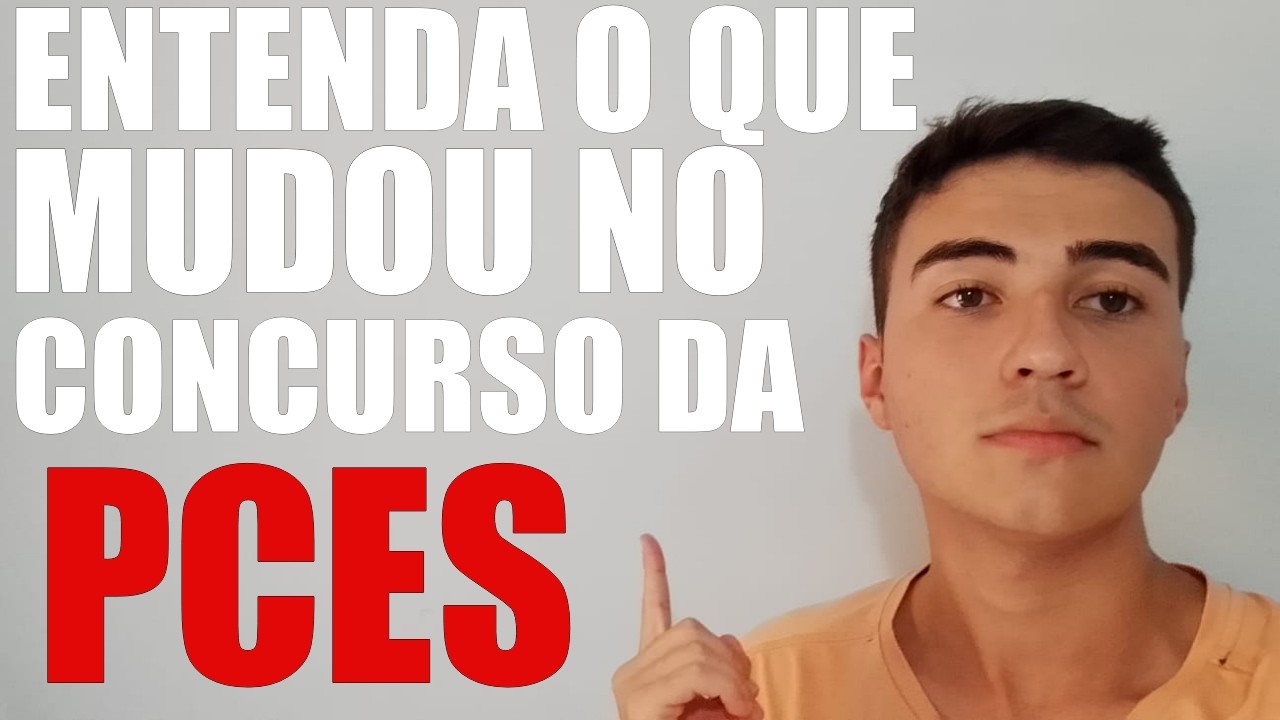 CONCURSO PCES: NOVA RETIFICAÇÃO MUDOU TUDO | Mudanças no Cronograma e Etapa do TAF