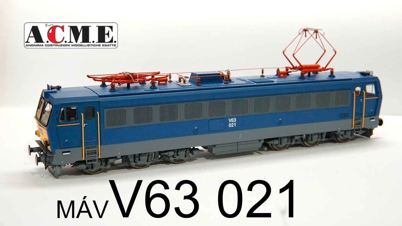 Modellbemutató: A.C.M.E. MÁV V63 021
