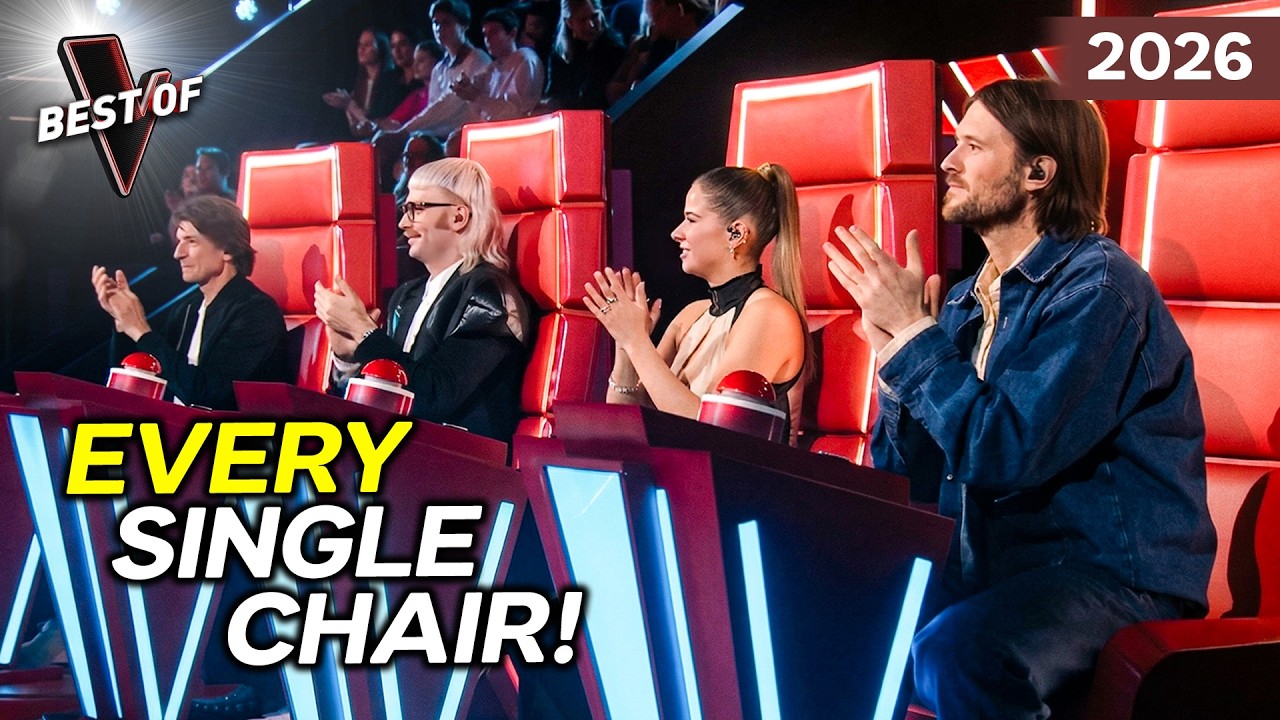 35 NAJLEPSZYCH obrot&oacute;w krzeseł w 2026 roku [4K] | The Voice