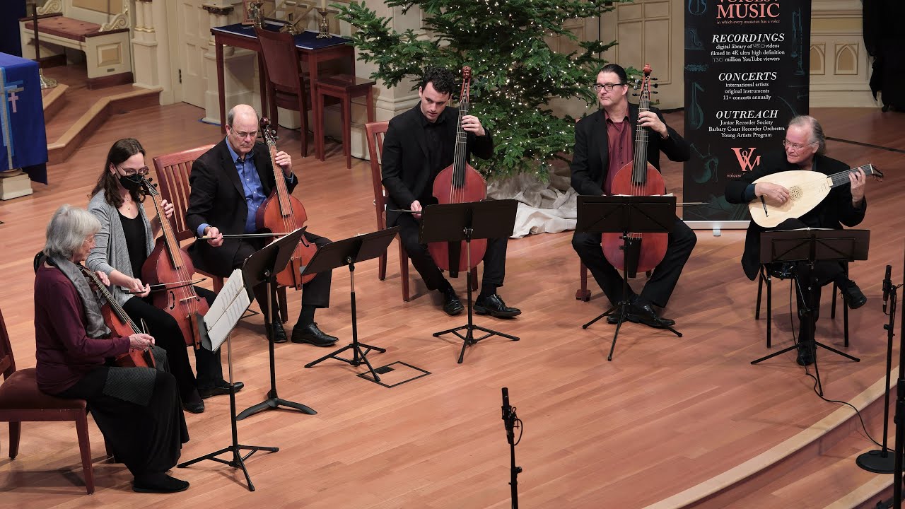 Dowland: Lachrimae Pavan, The Voice of the Viol consort, performed with Elizabethan viols. 8K video.