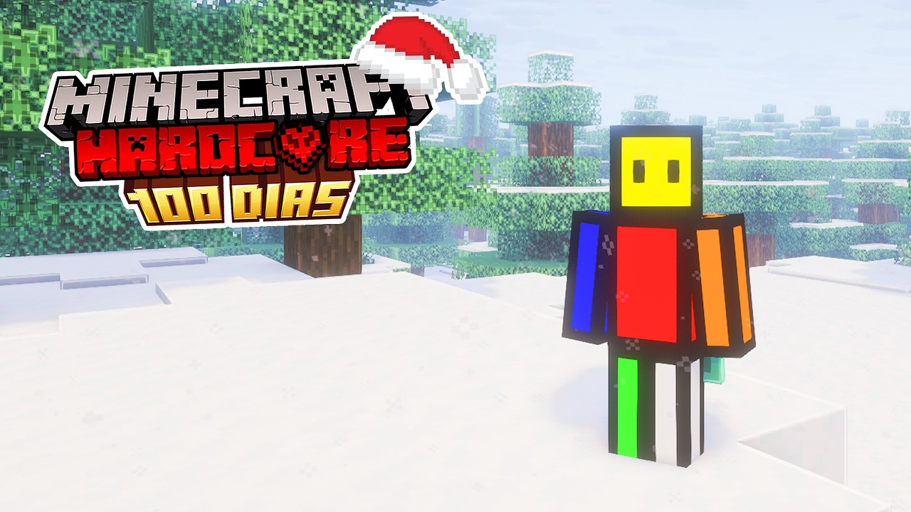 Sobreviví 100 Días en NAVIDAD 🎄 en Minecraft Hardcore