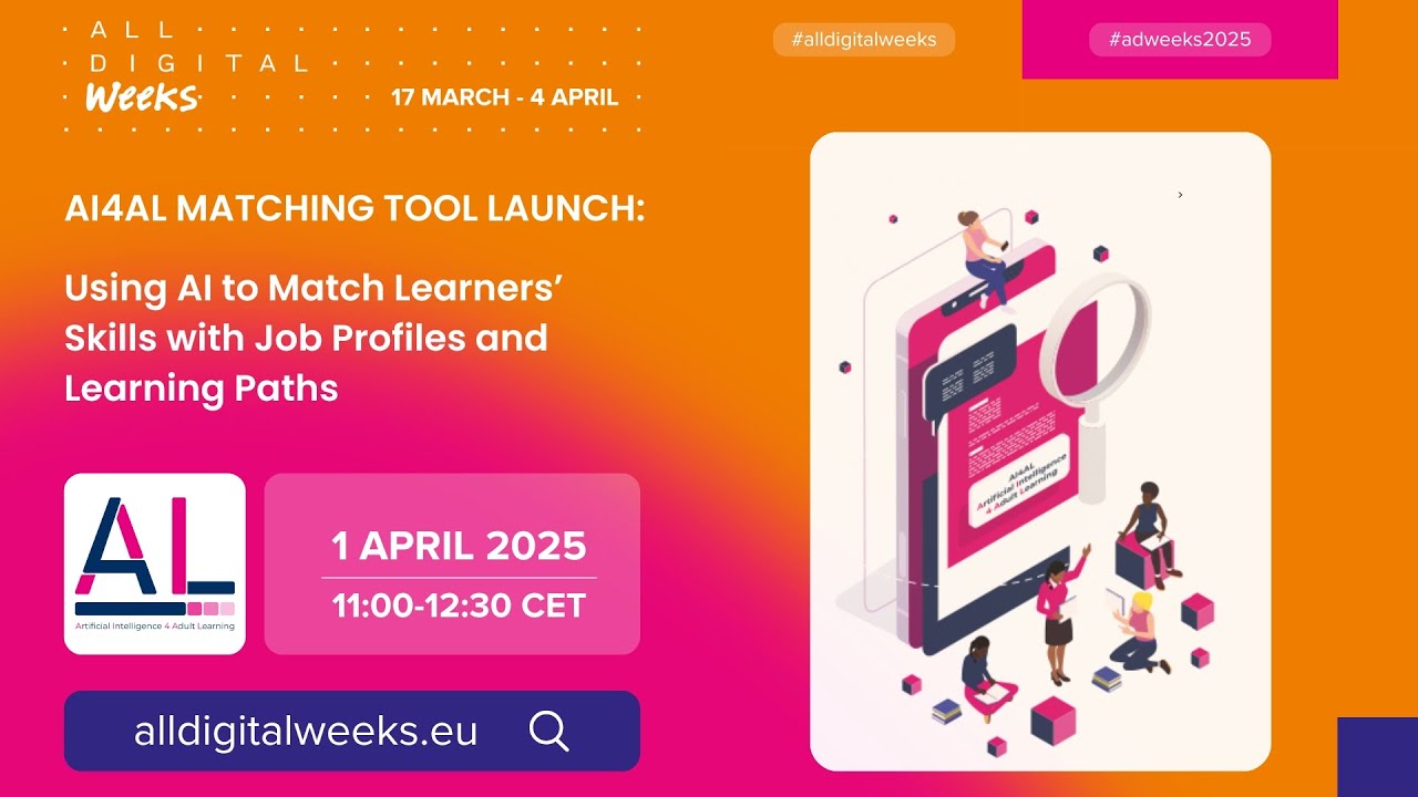 AI4AL Matching Tool Launch Using AI to Match Learners’ Skills with Job Profiles and Learning Paths