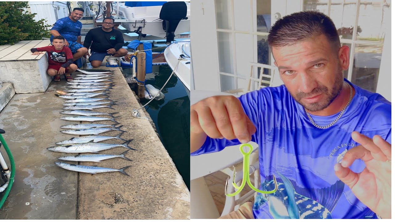 Cómo preparar una alambrada invisible para la Macarela #fishing #miami #pescaesportiva #marathon