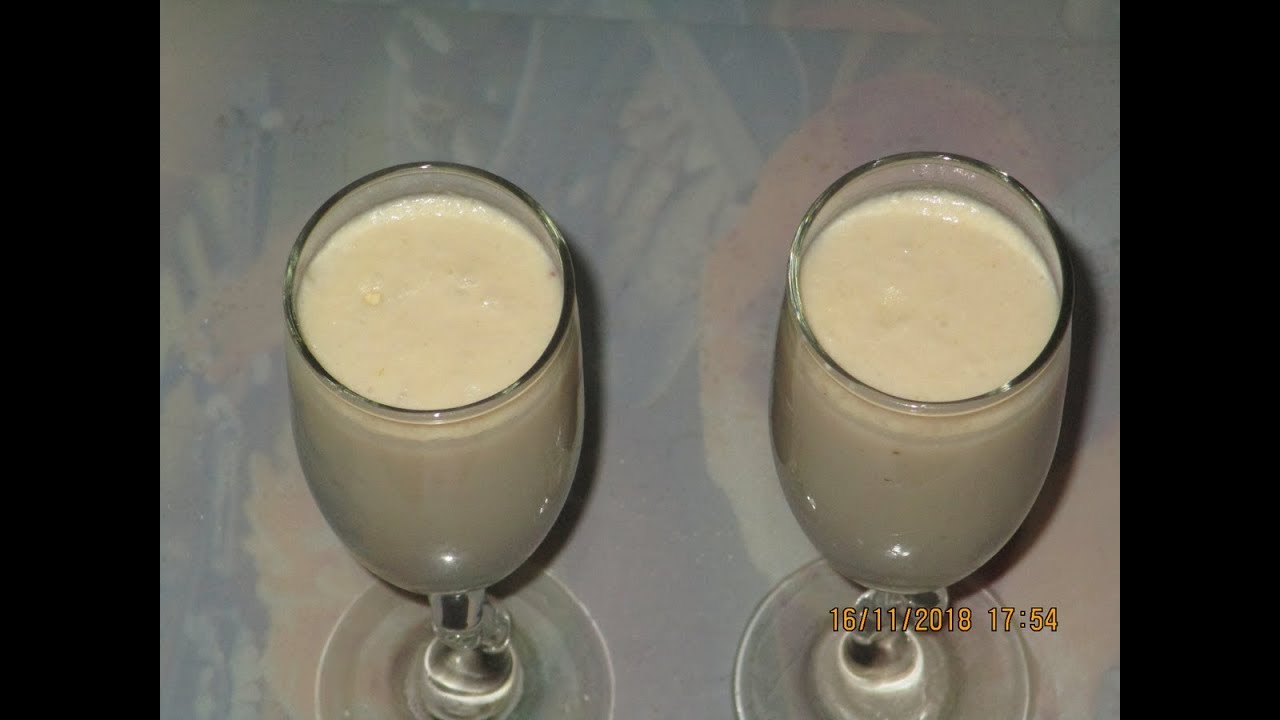 How to make the incredible and tasty Pear Fresh cream Ice cream smoothie / Milkshake