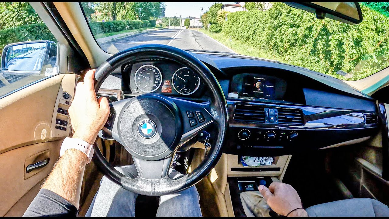 2004 BMW 5 E60 [3.0 530D 218HP] | POV Test Drive #1283 Joe Black