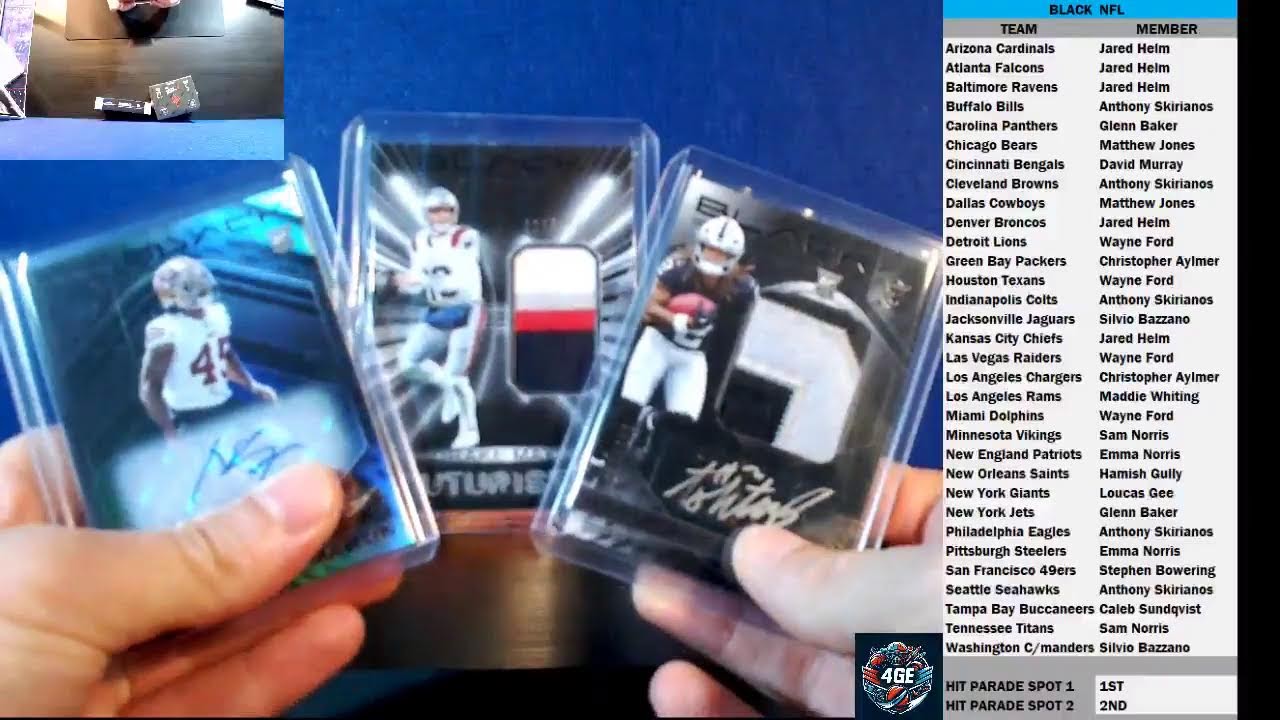 4GE - 2025 Panini Black NFL