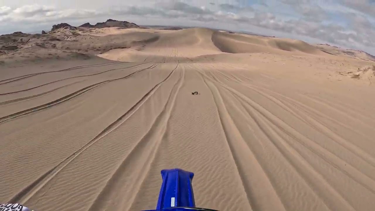 playing at little Sahara on the yz