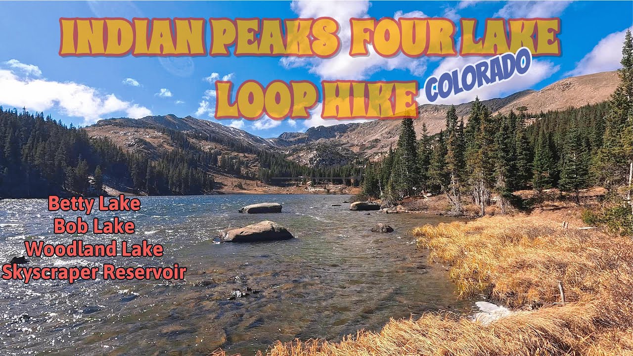 Indian Peaks Wilderness, Colorado Loop Hike. Link two day hikes to see 4 outstanding lakes in a day