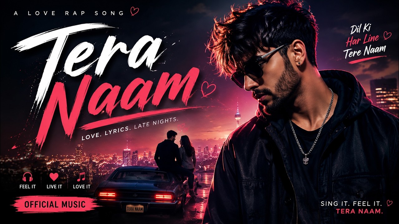 Tera Naam | Hindi Romantic Rap Song 2026 | Love Hip Hop x Melody Vibes