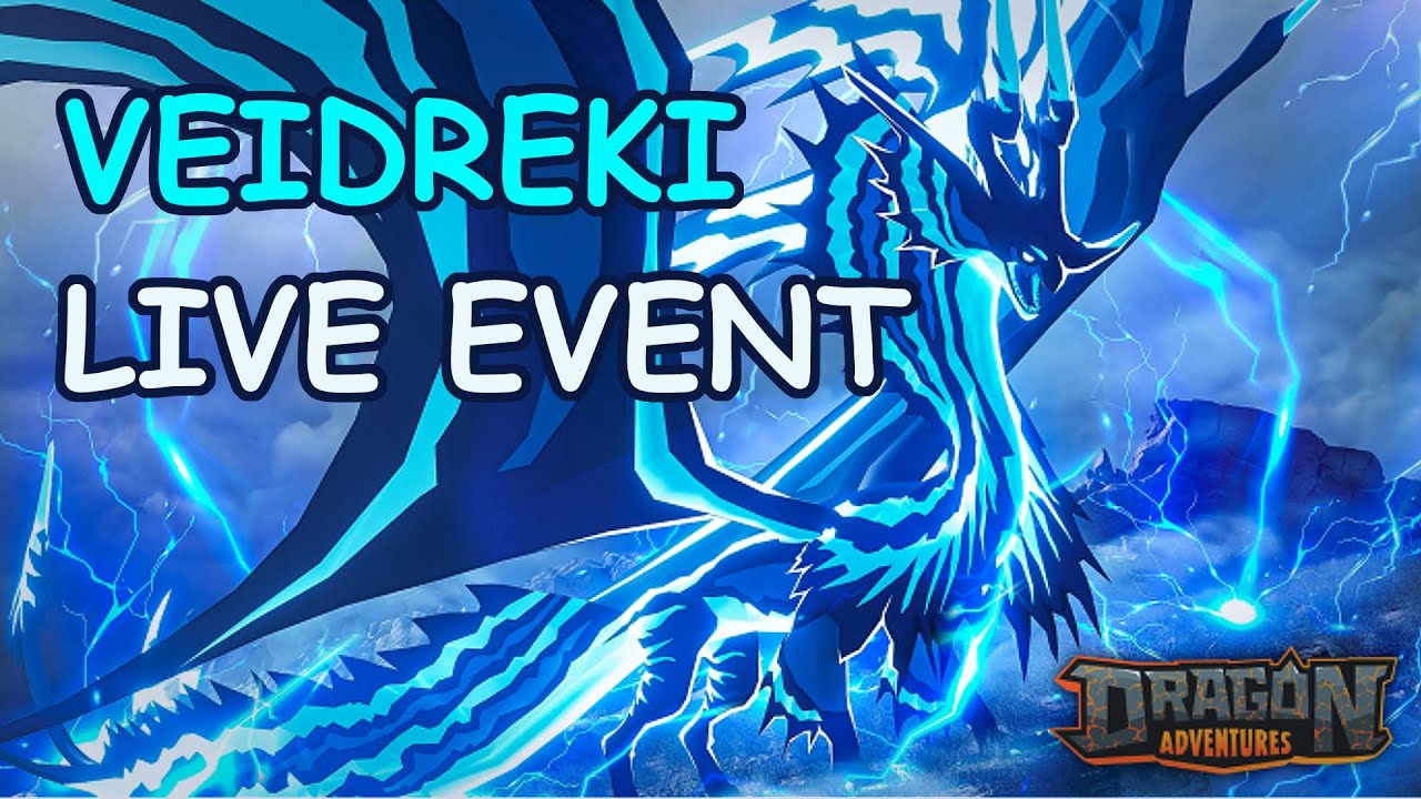 VEIDREKI Live Event Starting Soon!🌩️ (Dragon Adventures Roblox)