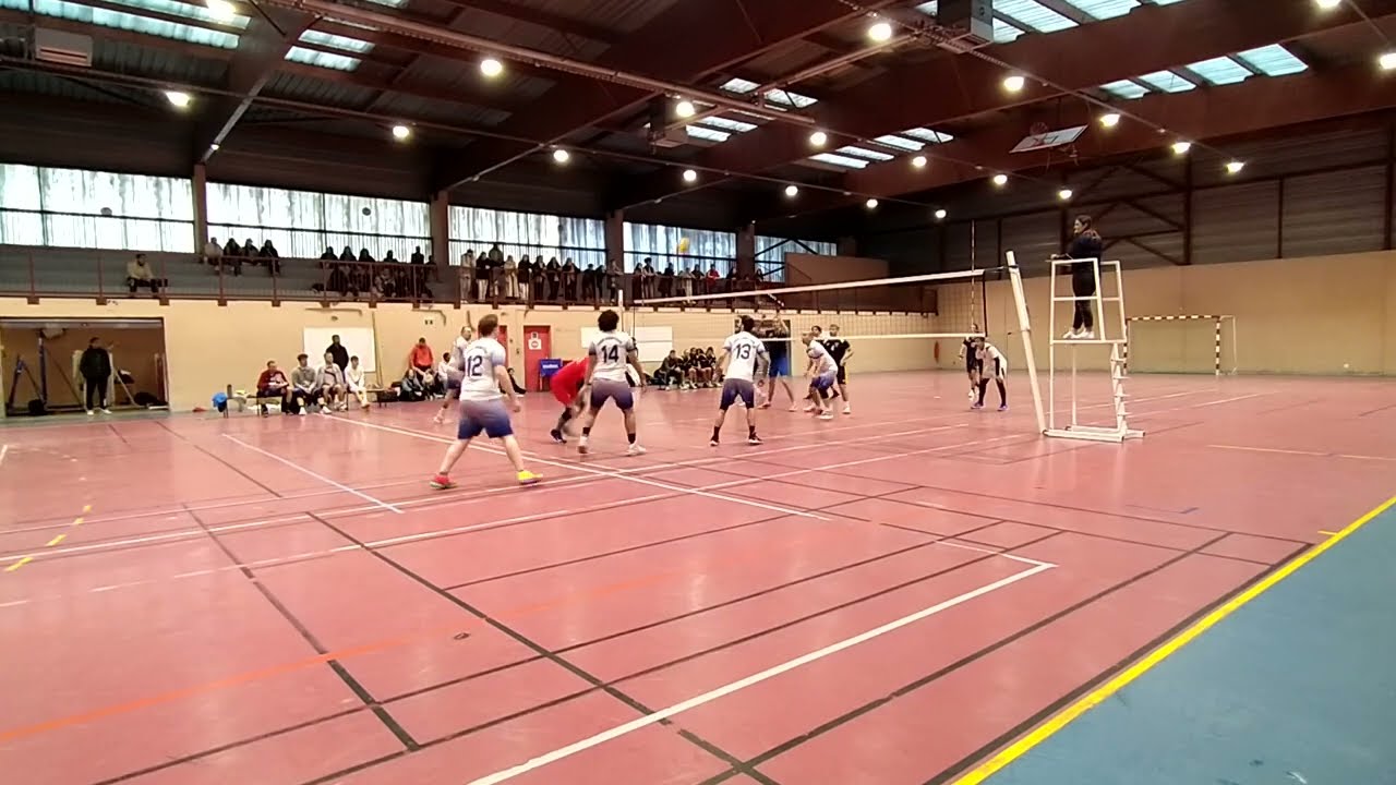 Match de volley équipe Sénior Homme Cergy 1 vs Osny Pontoise