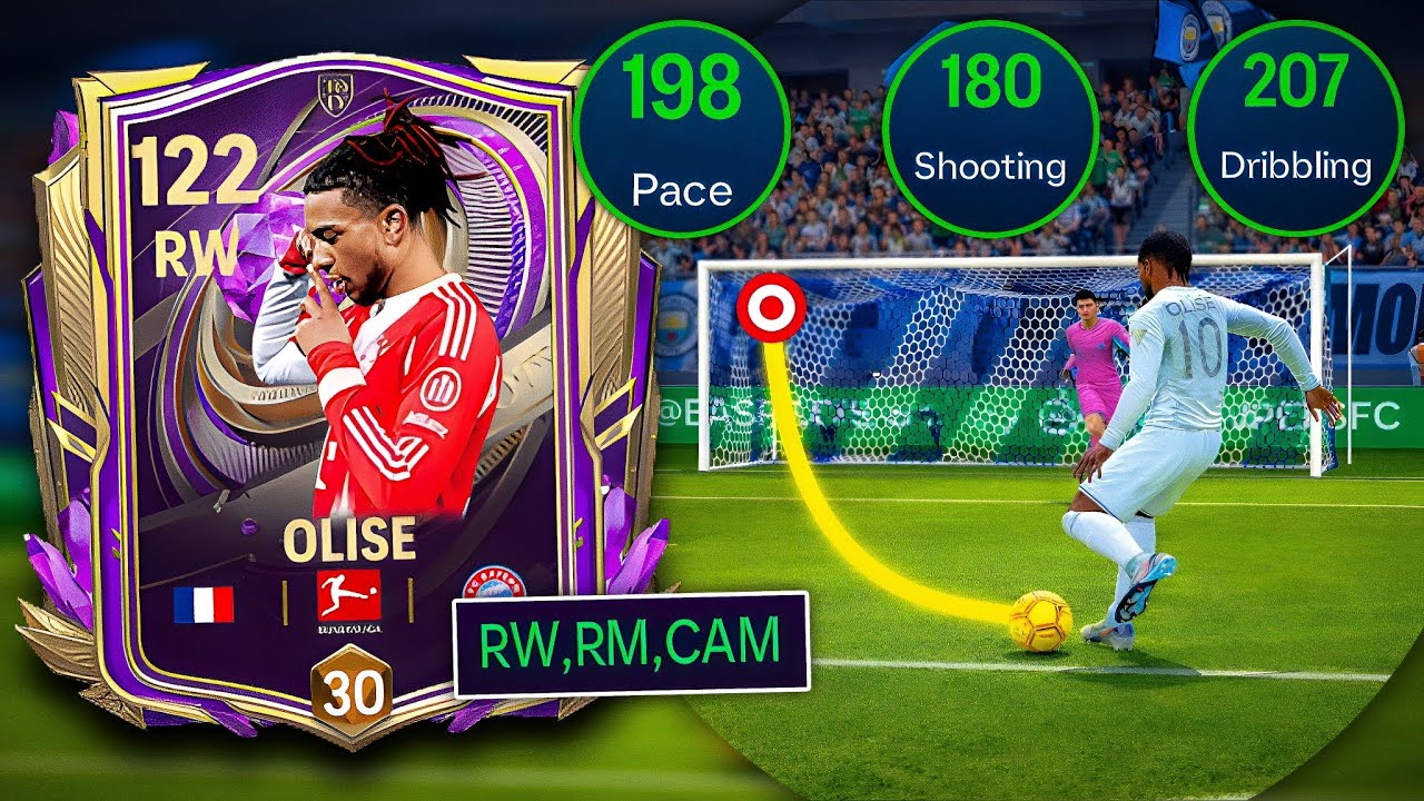 Обзор OLISE &ndash; Самый недооцененный правый вингер в FC Mobile? 🤯