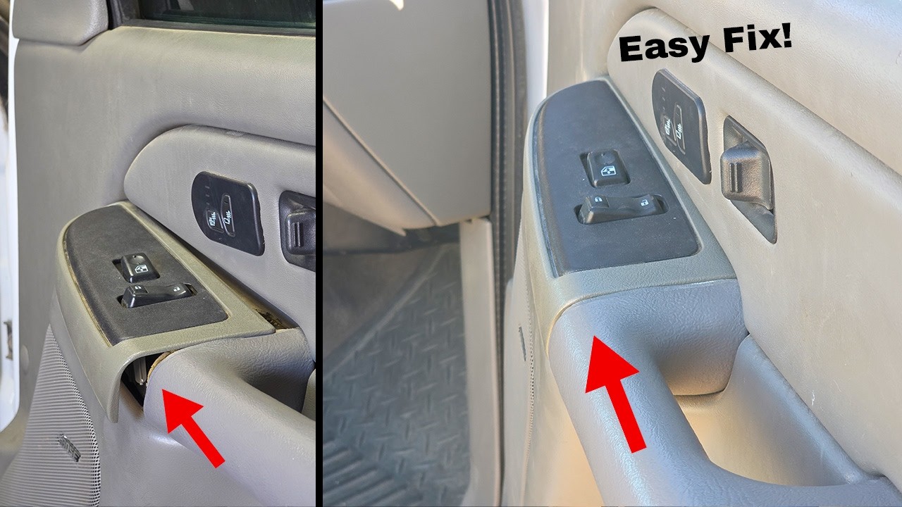 How to Fix Broken Armrest Switch Panel 03-06 GMT800 Silverado Tahoe Avalanche Sierra!