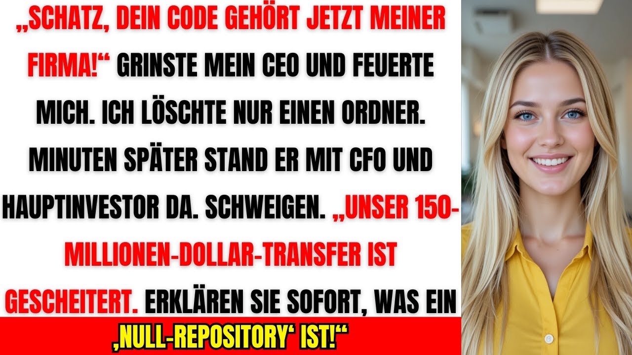 CEO feuerte mich – Stunden später stoppte mein Code eine 150-Millionen-Überweisung ♟️