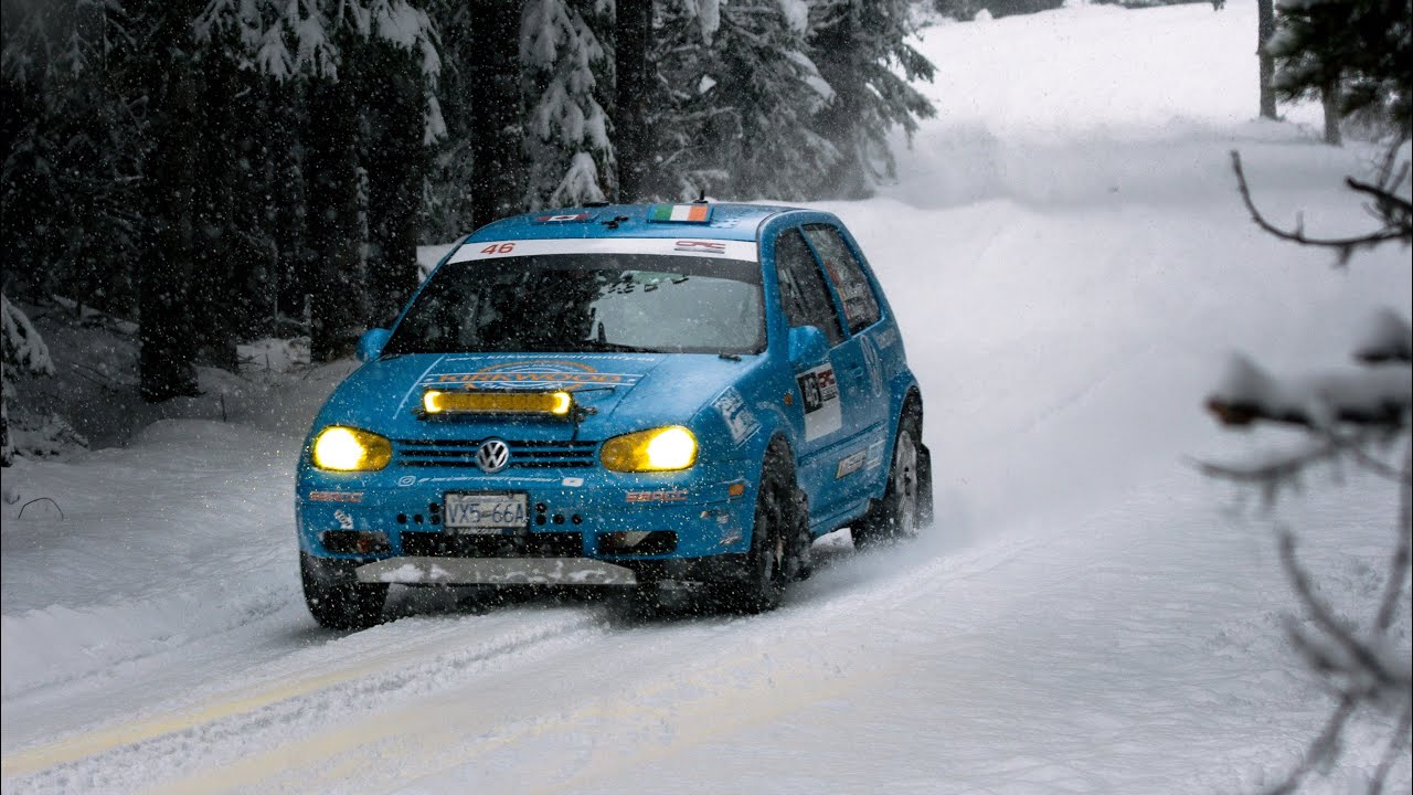 Big White Rally 2025, SS7 Gem Lake Down 1, Roof Cam 2nd Off