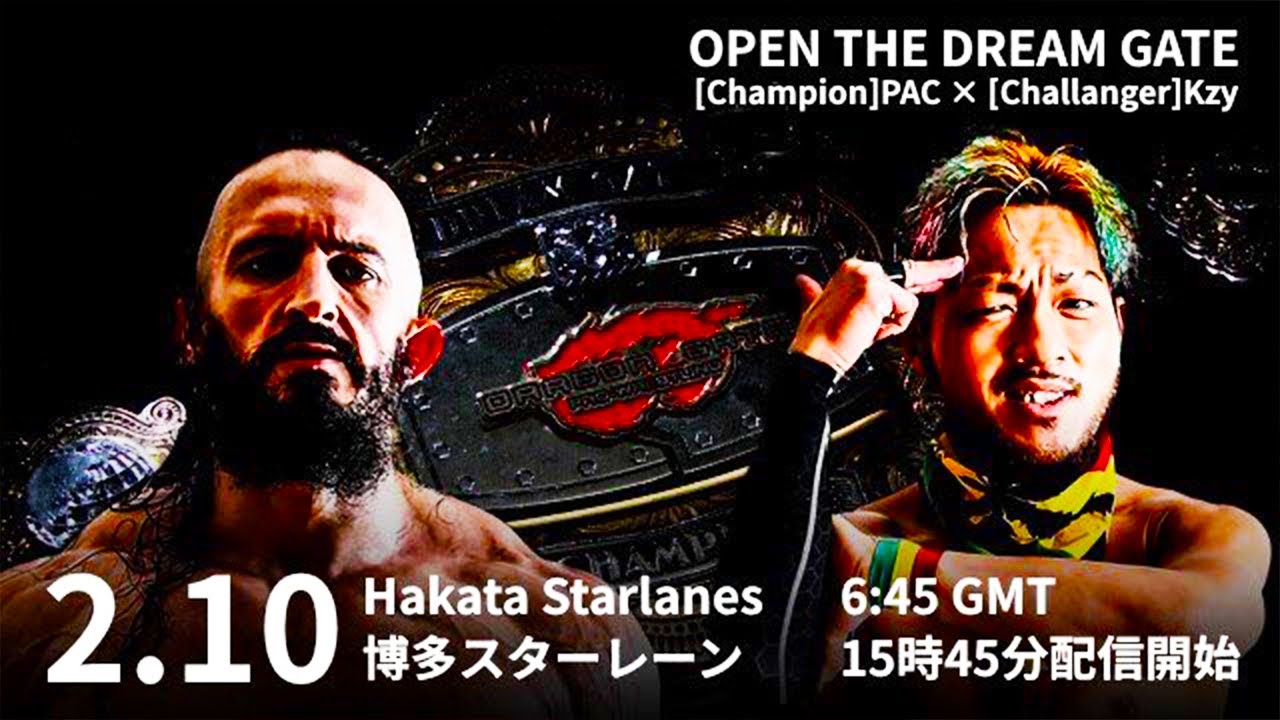 PAC vs Kzy (¨Open The Dream Gate Title Match¨ Dragon Gate Truth Gate 2019) Highlights