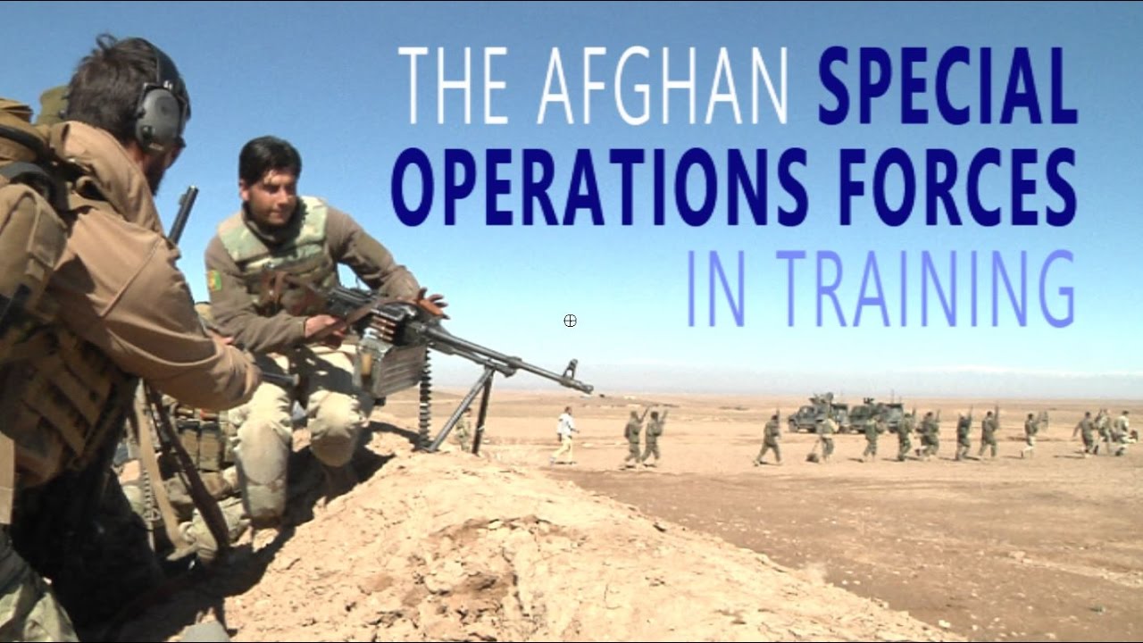 Afghan Special Operations Forces training in Herat, Afghanistan