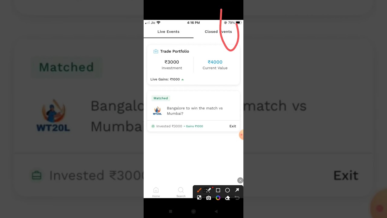 Probo Winning App ll match prediction winning ll #probo #shorts #ipl #worldcup  #dream11